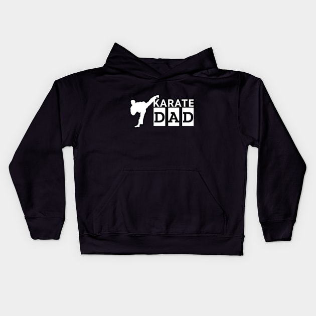 Karate dad Kids Hoodie by Pieartscreation